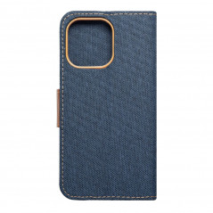 Apple iPhone 14 Pro Max Book Handytaschen CANVAS Book Navy blau 