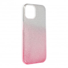 Apple iPhone 14 Hülle Shining Transparent und Pink 