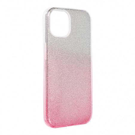 Apple iPhone 14 Hülle Shining Transparent und Pink