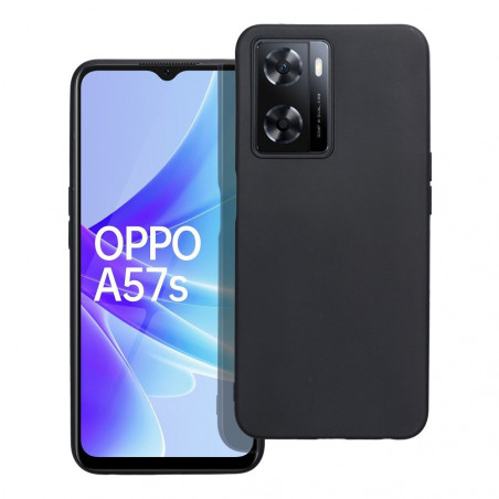 Oppo A57s Hülle MATT Schwarz 