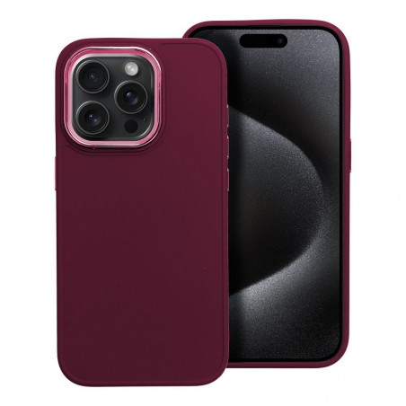 Apple iPhone 15 Pro Hülle FRAME Elegant  Lila (Purple)