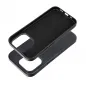 Apple iPhone 15 Pro Hülle Leather Mag Cover Elegant  MagSAFE  Schwarz 