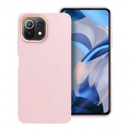 XIAOMI Mi 11 Lite 5G Hülle FRAME Elegant  Puderrosa 