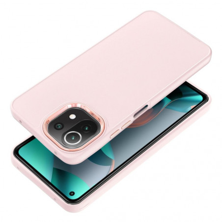 XIAOMI Mi 11 Lite 5G Hülle FRAME Elegant  Puderrosa 