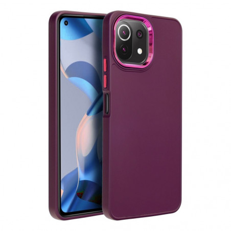 XIAOMI Mi 11 Lite Hülle FRAME Elegant  Lila (Purple) 