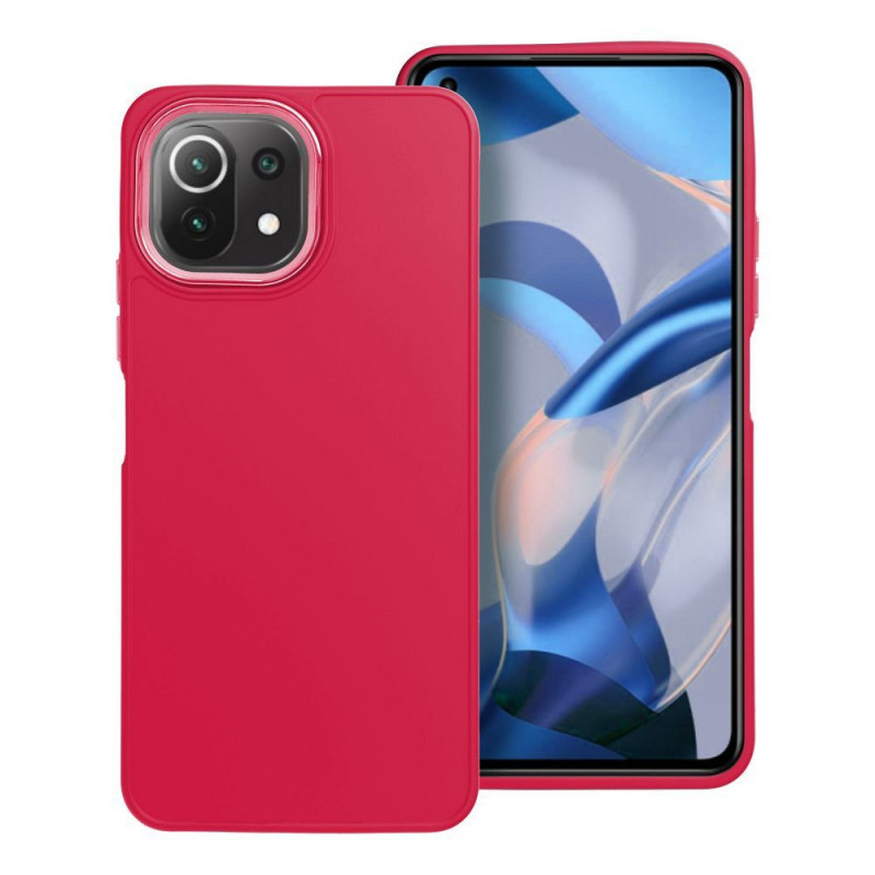 XIAOMI Mi 11 Lite Hülle FRAME Elegant  Magenta 