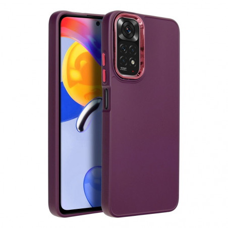 XIAOMI Redmi Note 11S Hülle FRAME Elegant  Lila (Purple) 