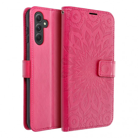 Samsung Galaxy A14 LTE Book Handytaschen MEZZO Book Mandala  Magenta 