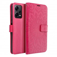 XIAOMI Redmi Note 12 Pro 5G Book Handytaschen MEZZO Book Mandala  Magenta 