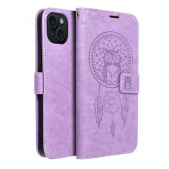 Apple iPhone 15 Plus Book Handytaschen MEZZO Book Traumfänger  Lila (Purple)