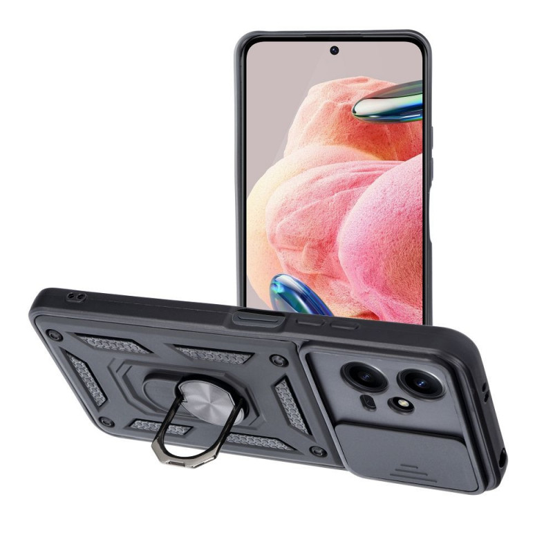 XIAOMI Redmi Note 12 5G Hülle Slide Armor Schwarz 