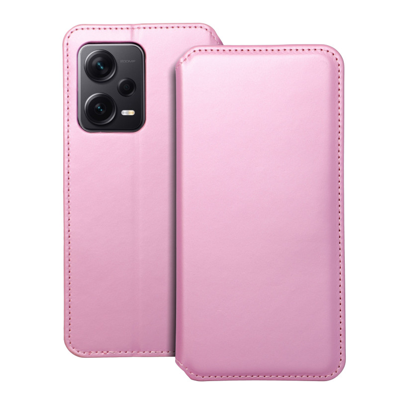 XIAOMI Redmi Note 12 Pro Plus 5G Book Handytaschen Dual Pocket book Hell-Pink 