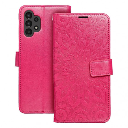 Samsung Galaxy A13 LTE Book Handytaschen MEZZO Book Mandala  Magenta 