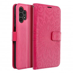 Samsung Galaxy A13 LTE Book Handytaschen MEZZO Book Mandala  Magenta 