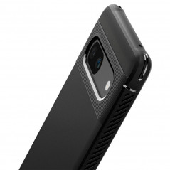 Google Pixel 7a Hülle Spigen Rugged Armor Kohlenstoff-Faser, Elegant  Matt Schwarz 