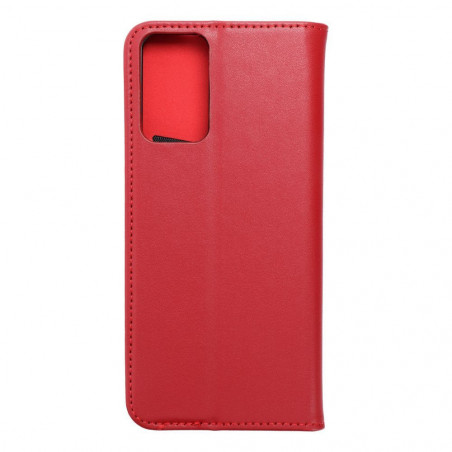 XIAOMI Redmi Note 12s Book Handytaschen Leather case SMART PRO Elegant  Rotwein 