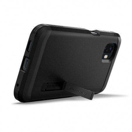 Samsung Galaxy Xcover 6 Pro 5G Hülle Spigen Tough Armor Schwarz 