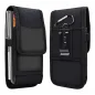 Apple iPhone 13 Universaletui, Flip Handytaschen Vertical Belt Holster OXFORD Schwarz 