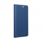 Samsung Galaxy A03 Book Handytaschen LUNA Book Carbon Kohlenstoff-Faser, Elegant  Blau 