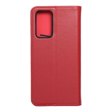 XIAOMI Redmi Note 11 Pro Book Handytaschen Leather case SMART PRO Elegant  Rotwein 