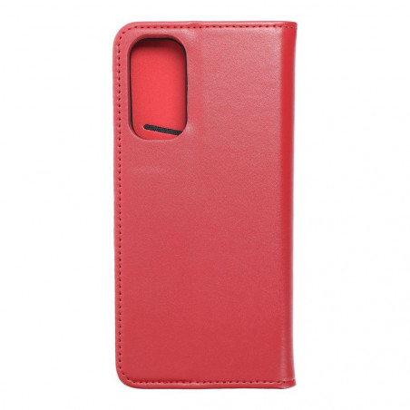 XIAOMI Redmi Note 11 Book Handytaschen Leather case SMART PRO Elegant  Rotwein 