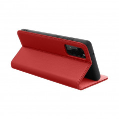 XIAOMI Redmi Note 11 Book Handytaschen Leather case SMART PRO Elegant  Rotwein 