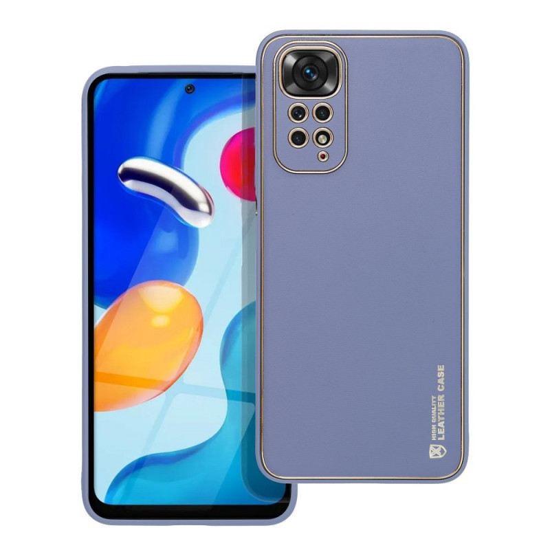 XIAOMI Redmi Note 11 Hülle Leather Blau 