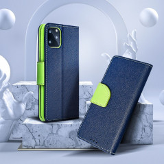 XIAOMI Redmi Note 11 Pro Book Handytaschen Fancy Book Marine / Limette 