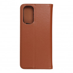 XIAOMI Redmi Note 11 Book Handytaschen Leather case SMART PRO Elegant  Braun 