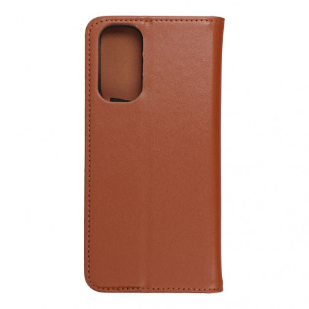 XIAOMI Redmi Note 11 Book Handytaschen Leather case SMART PRO Elegant  Braun 