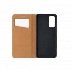 XIAOMI Redmi Note 11 Book Handytaschen Leather case SMART PRO Elegant  Braun 