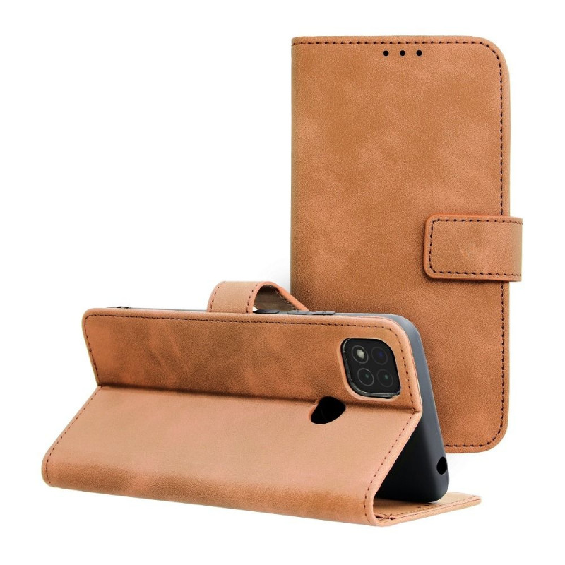 XIAOMI Redmi 9I Book Handytaschen TENDER Book Braun 