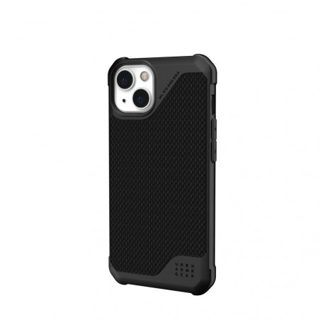 Apple iPhone 13 Hülle Urban Armor Gear Metropolis LT Premium-Gehäuse   Kevlar Schwarz