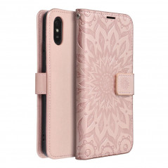 XIAOMI Redmi 9C NFC Book Handytaschen MEZZO Book Mandala  Roségold