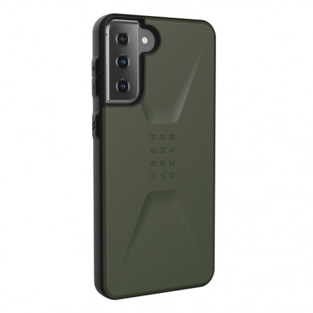 Samsung Galaxy S21 Plus 5G Hülle Urban Armor Gear Civilian Premium-Gehäuse  MagSAFE  Oliv 