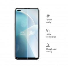 Oppo Reno4 Panzerglas Blue Star 9H Durchsichtbar 