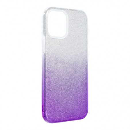 Apple iPhone 12 Pro Hülle Shining Transparent und violett 