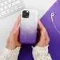 Apple iPhone 12 Pro Hülle Shining Transparent und violett 