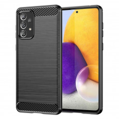 Samsung Galaxy A72 5G Hülle Carbon Elegant  Schwarz