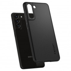 Samsung Galaxy S21 FE 5G Hülle Spigen Thin Fit Schwarz 