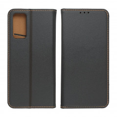 Samsung Galaxy S22 Ultra Book Handytaschen Leather case SMART PRO Elegant  Schwarz 