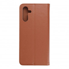 Samsung Galaxy A13 LTE Book Handytaschen Leather case SMART PRO Elegant  Braun 