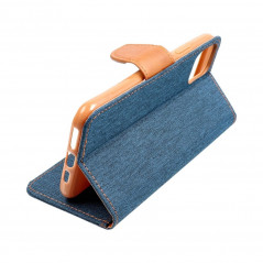 XIAOMI Redmi 10 Book Handytaschen CANVAS Book Navy blau 