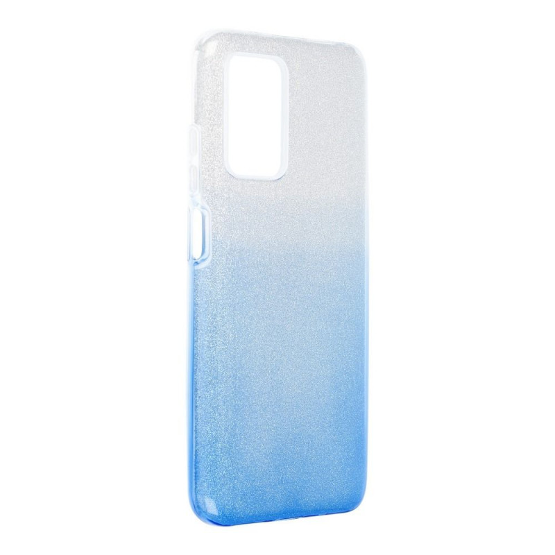 XIAOMI Redmi 10 Hülle Shining Transparent und blau 