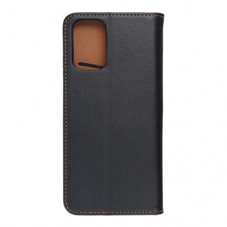 XIAOMI Redmi 9A Book Handytaschen Leather case SMART PRO Elegant  Schwarz 