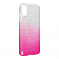 XIAOMI Redmi 9A Hülle Shining Transparent und Pink