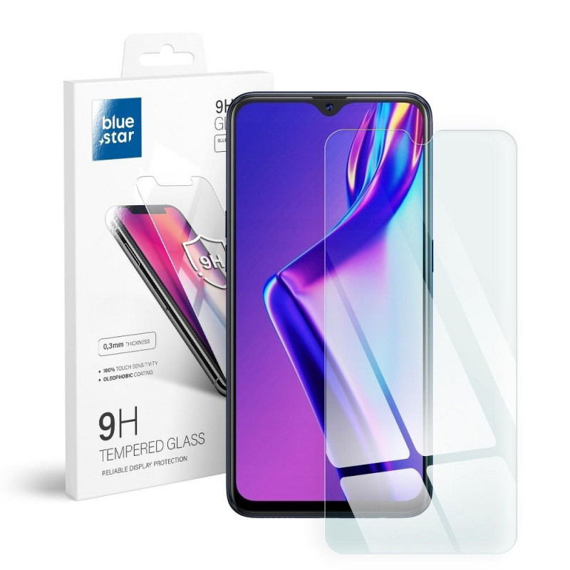 Oppo A12 Panzerglas Blue Star 9H Durchsichtbar 