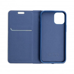 Samsung Galaxy S20 FE Book Handytaschen LUNA Book Carbon Kohlenstoff-Faser, Elegant  Blau 