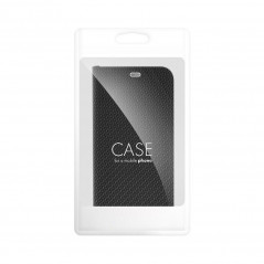 Samsung Galaxy S21 FE 5G Book Handytaschen LUNA Book Carbon Kohlenstoff-Faser, Elegant  Schwarz 