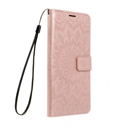 Samsung Galaxy A52 LTE Book Handytaschen MEZZO Book Mandala  Roségold 